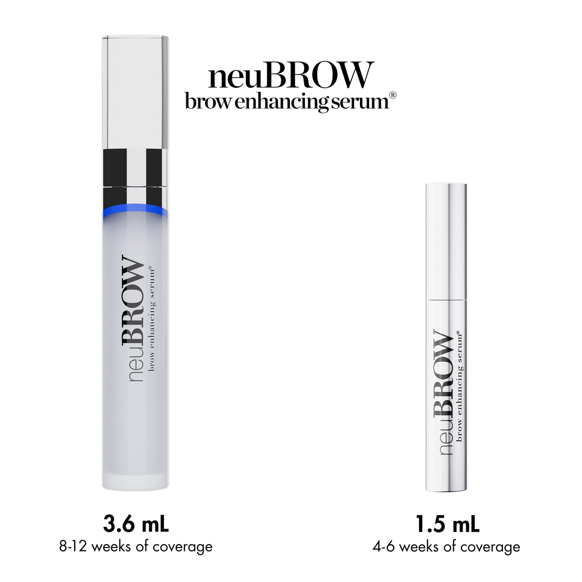 Skin Research Laboratories neuBROW ingredient label close-up showing peptide complex and vegan-friendly formula benefits