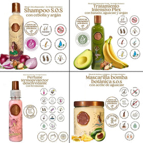 Skin Revolution before and after hair showing reduced frizz and shine