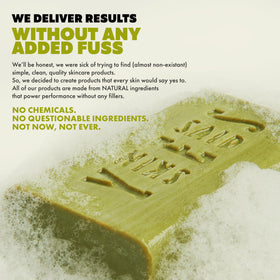 Skin Said Yes label showing simple ingredient list and clean formulation