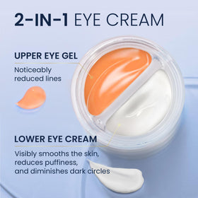 SKIN ULTIMA close-up of upper-eye pink gel texture for instant lift