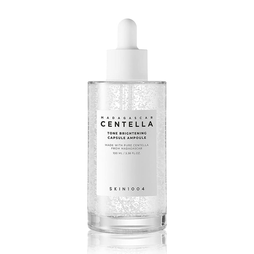 SKIN1004 front packaging showing calming ampoule and clear benefits