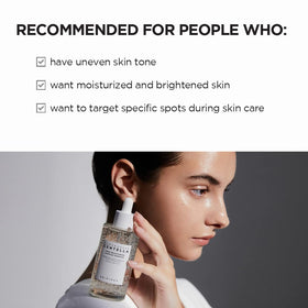 SKIN1004 serum texture droplet showing lightweight hydration benefit