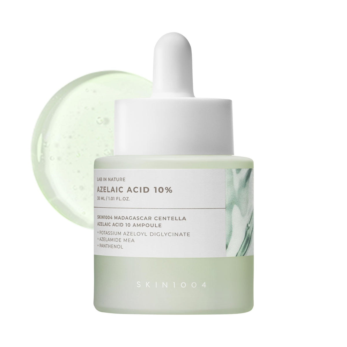 SKIN1004 front bottle shot showing clean ampoule packaging and benefits