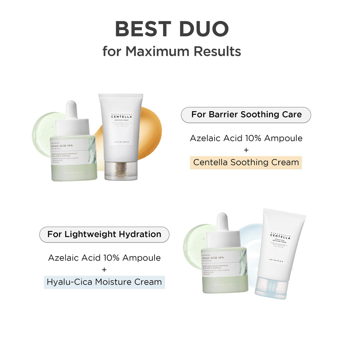 SKIN1004 in a bathroom routine scene showing everyday, layered skincare use