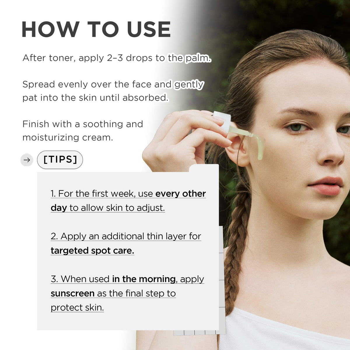 SKIN1004 outer box and ingredient panel emphasizing clinical-style formulation