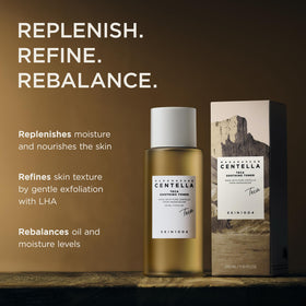 SKIN1004 label close-up highlighting centella and TECA ingredients