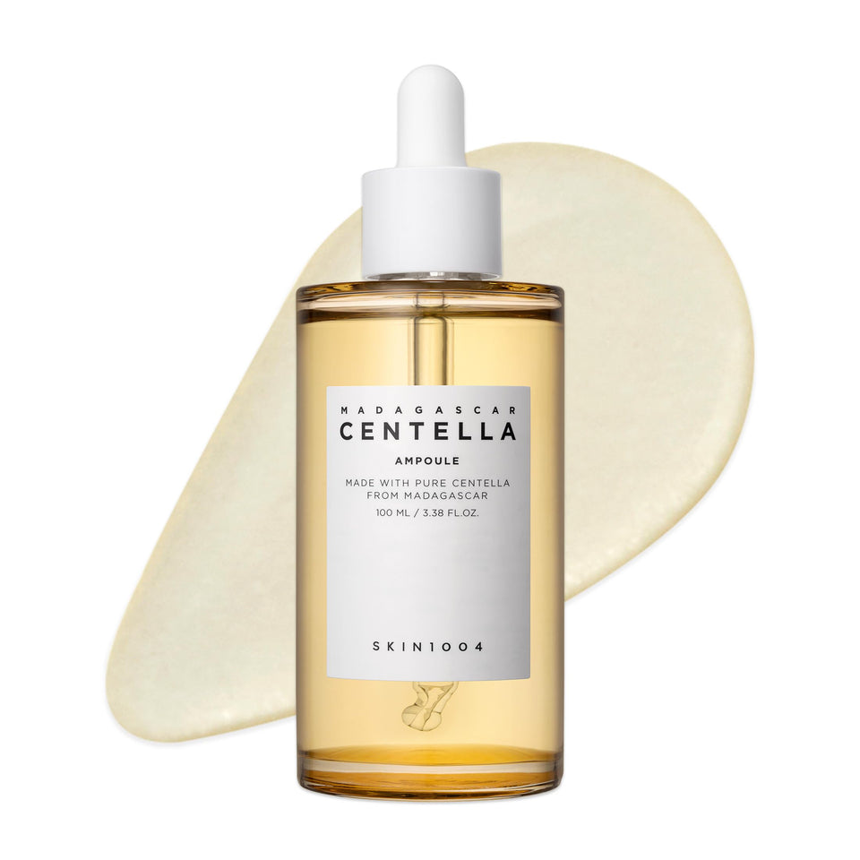 SKIN1004 front bottle showing Centella Ampoule and calming benefit