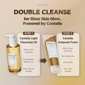 SKIN1004 cleansing oil styled in bathroom showing daily routine convenience
