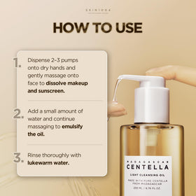 SKIN1004 Madagascar Centella extract close-up emphasizing soothing benefit
