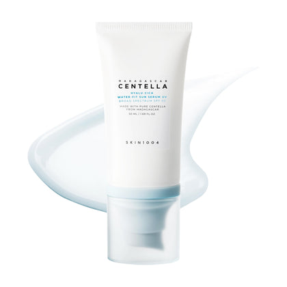 SKIN1004 front packaging showing SPF50 protection and travel size benefits