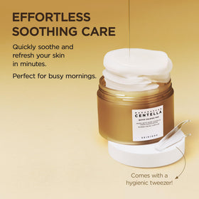 SKIN1004 soaked pad essence dripping to show hydrating hyaluronic benefit