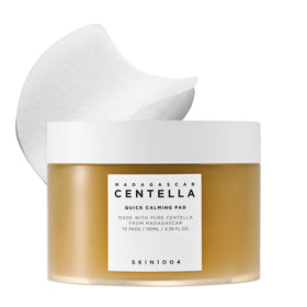 SKIN1004 front packaging showing 70 centella calming pads and benefits