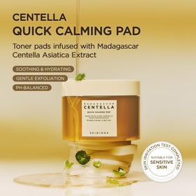 SKIN1004 close-up pad texture highlighting soft triple-layer cooling effect
