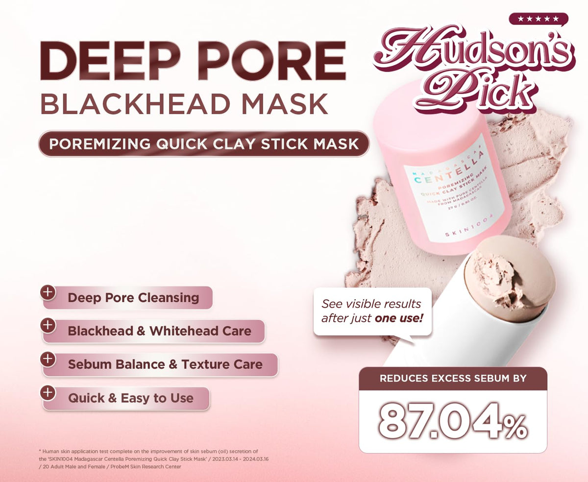 SKIN1004 open stick texture close-up, easy glide for targeted application