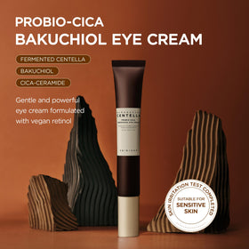 SKIN1004 fingertip dollop of eye cream ready to apply for gentle smoothing