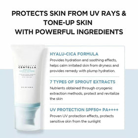 SKIN1004 applied under foundation demonstrating smooth layering and no pilling