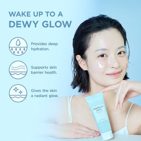 SKIN1004 product label showing active ingredients and calming benefits