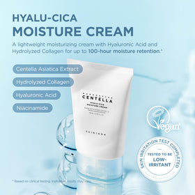 SKIN1004 close-up gel texture on spoon illustrating lightweight, fast-absorbing hydration