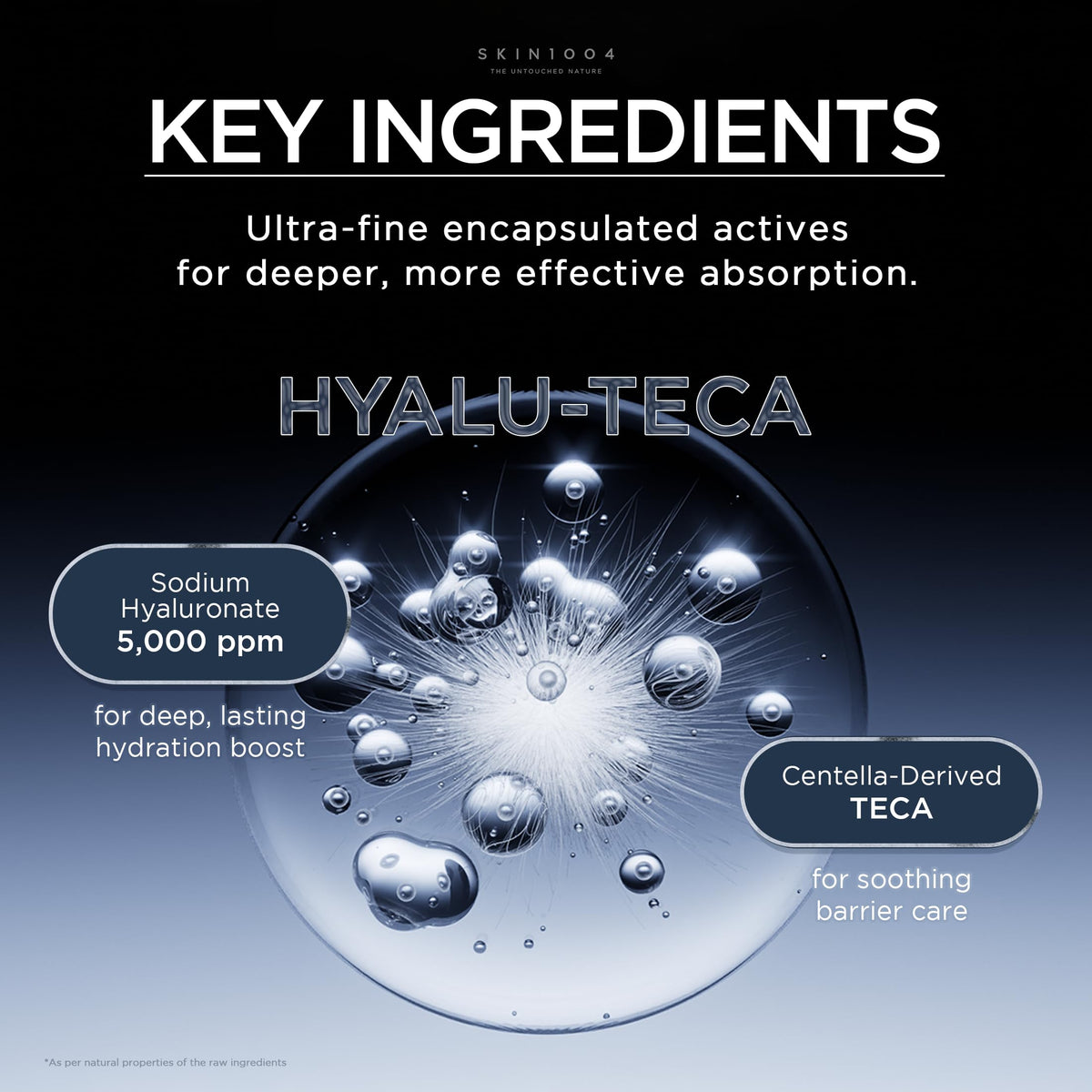 SKIN1004 label close-up showing ceramide ingredient for barrier support