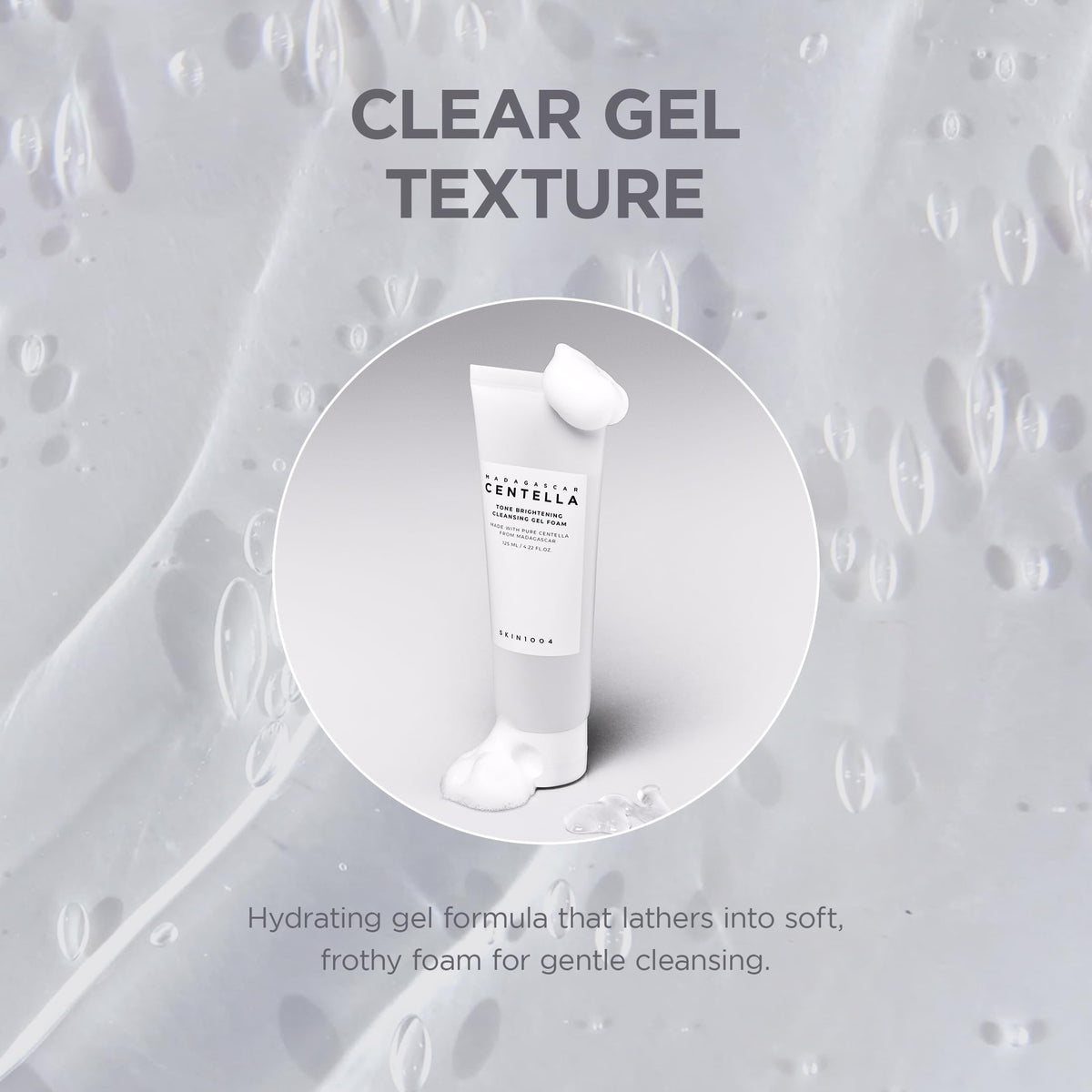 SKIN1004 125ml bottle in hand indicating compact travel-friendly size