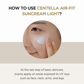 SKIN1004 suncream in travel bag showing on-the-go protection benefit