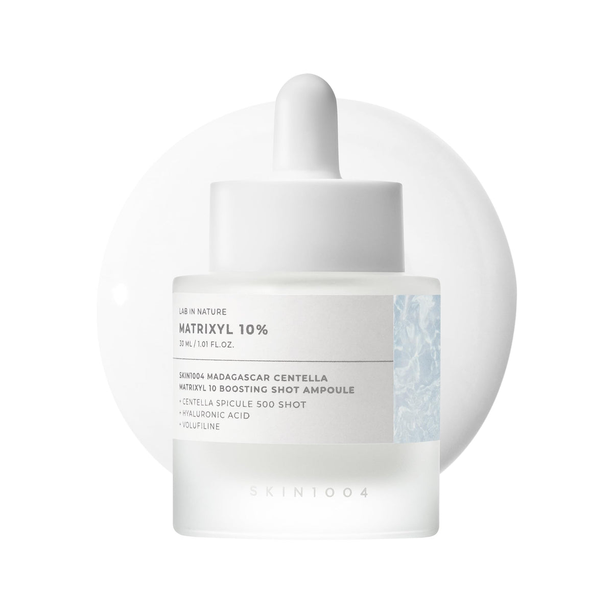 SKIN1004 front packaging showing ampoule bottle and brand for clear product ID and trust