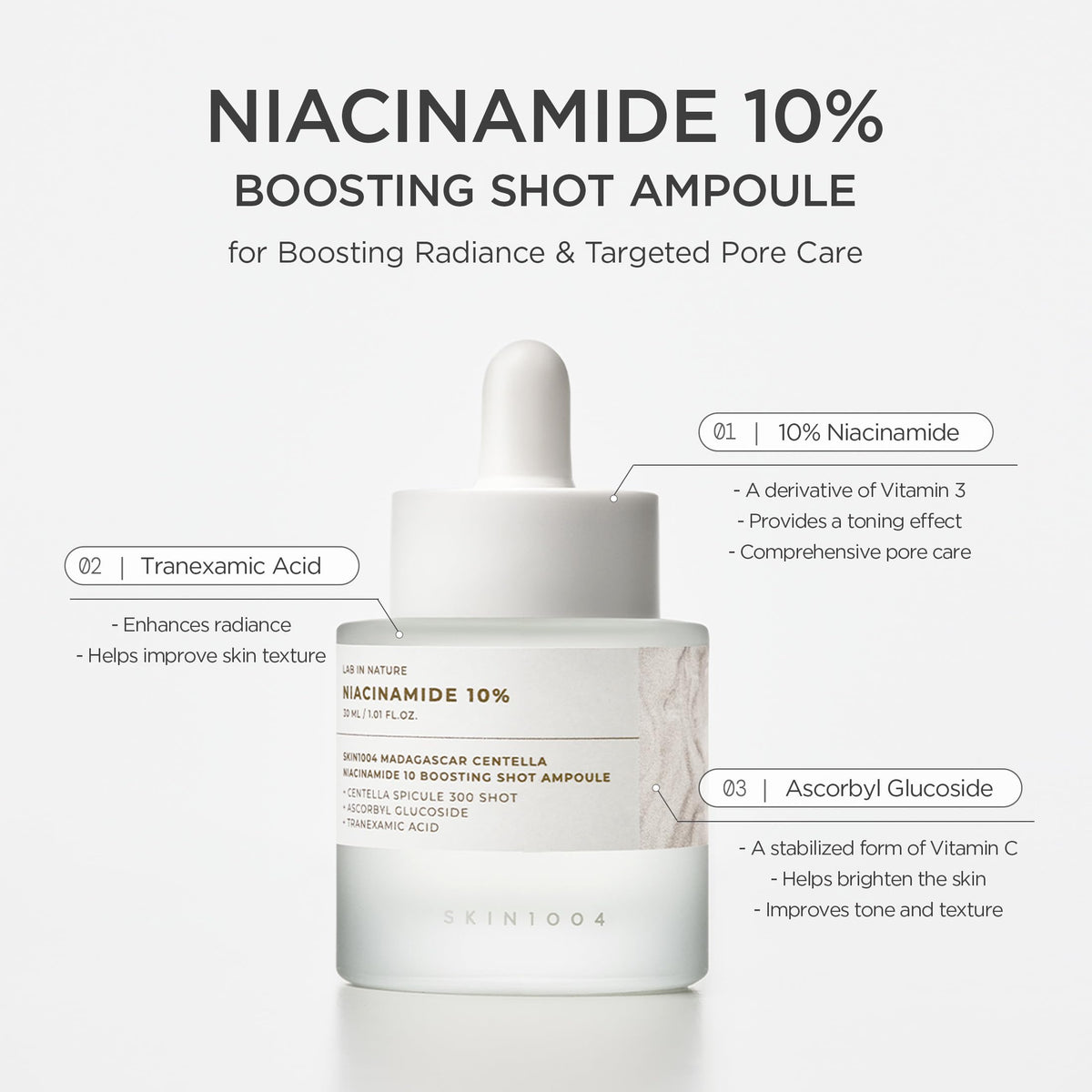 SKIN1004 close-up of micro-spicule texture illustrating targeted delivery