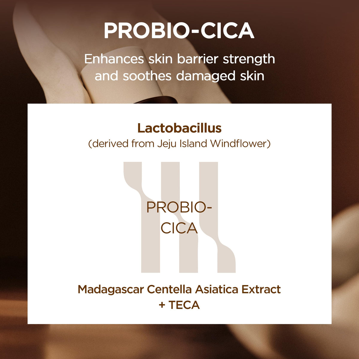 SKIN1004 Centella extract close-up highlighting fermented Probio-Cica soothing benefit