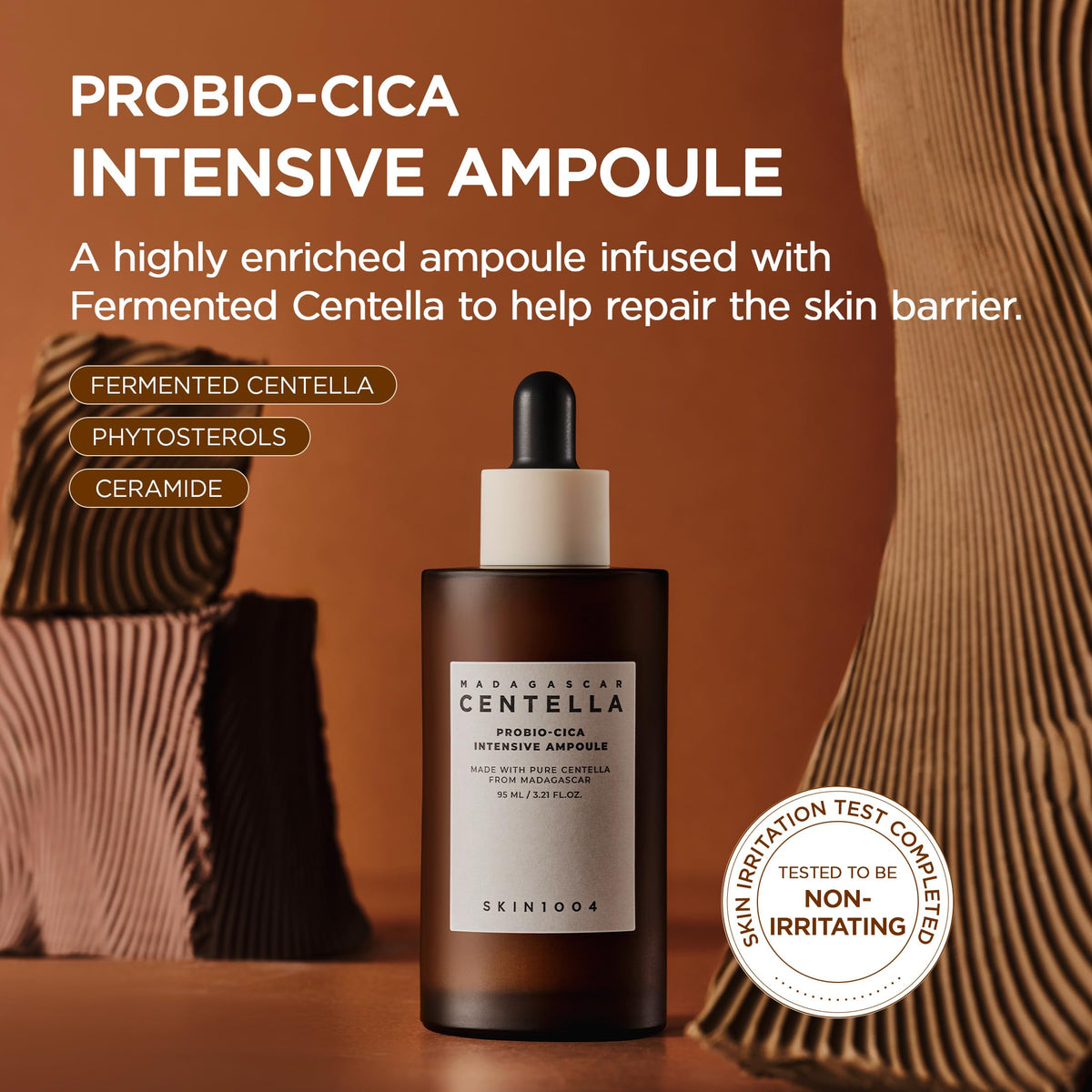 SKIN1004 dropper dispensing ampoule showcasing precise application benefit