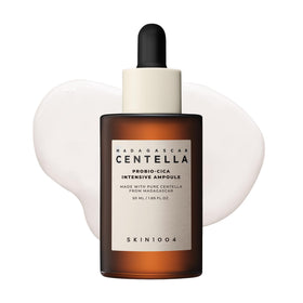 SKIN1004 front packaging showing bottle and box highlighting calming benefits