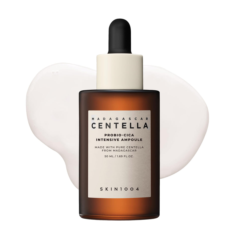 SKIN1004 front packaging showing bottle and box highlighting calming benefits