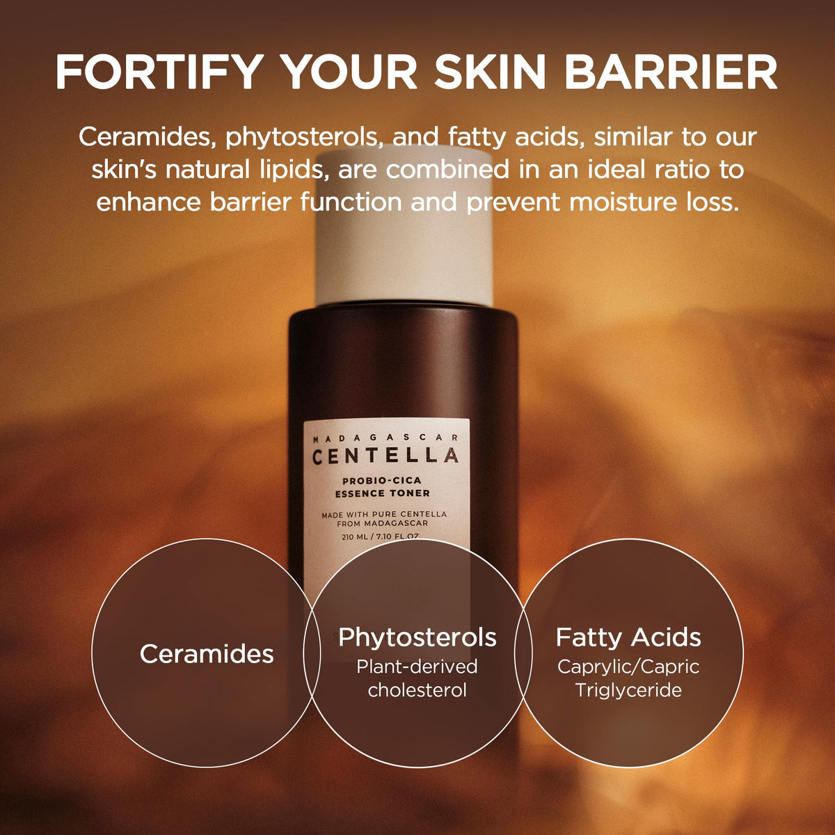 SKIN1004 label close-up listing hyaluronic acids and ceramide NP for informed buyers