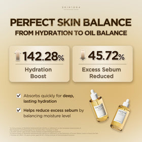SKIN1004 serum on hand application illustrating smooth, non-sticky finish