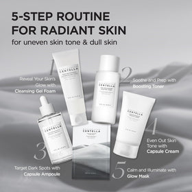 SKIN1004 210ml bottle in hand to demonstrate true size and portability