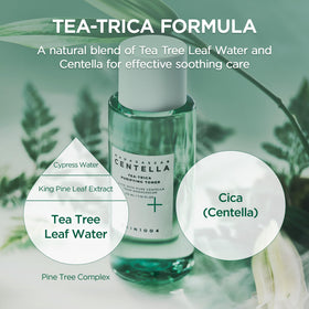 SKIN1004 being applied with a cotton pad for balanced oil control benefit