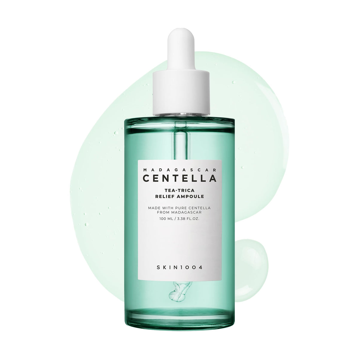 SKIN1004 front packaging showing ampoule bottle and branding for calming benefits