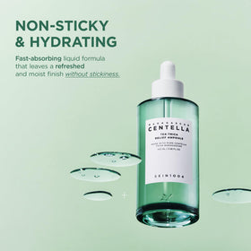 SKIN1004 ingredients label featuring Madagascar centella and tea tree for calming