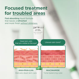 SKIN1004 ingredient label highlighting TECA and tea tree benefits