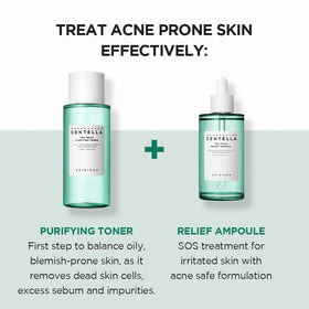 SKIN1004 in bathroom routine scene showing calming hydration benefit in use