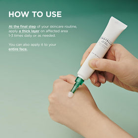 SKIN1004 open tube dispensing product for controlled spot use