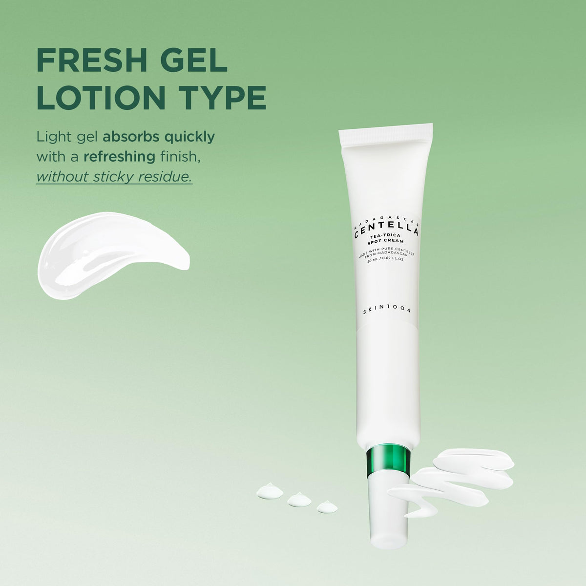 SKIN1004 tube beside coin showing compact travel-friendly size