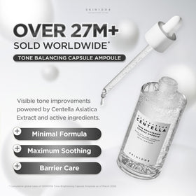 SKIN1004 dispenser releasing a drop for precise targeted application