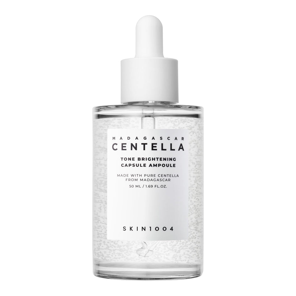 SKIN1004 front bottle view showing sleek ampoule for even tone