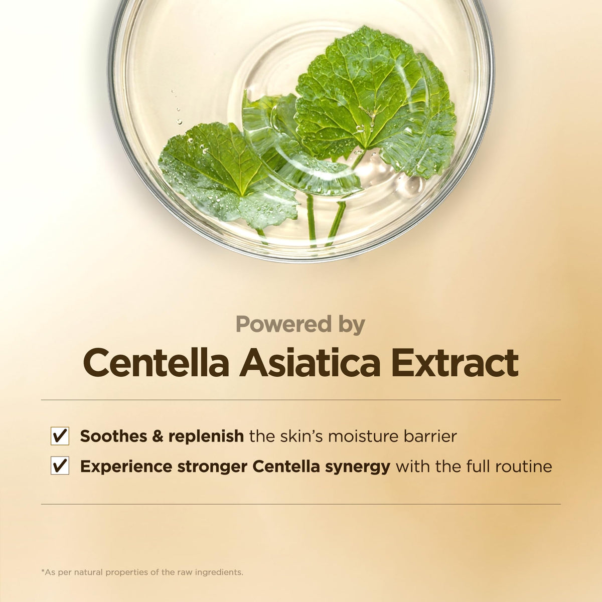 SKIN1004 toner label closeup highlighting Madagascar centella extract for soothing