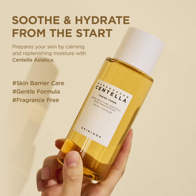 SKIN1004 ingredient label detail showcasing centella and PHA for calm skin