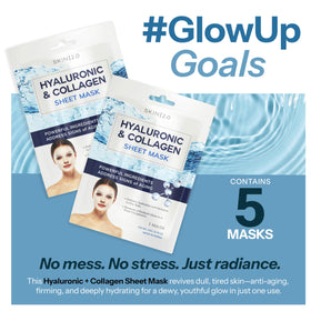Skin 2.0 serum dripping from bottle showing concentrated hydration boost
