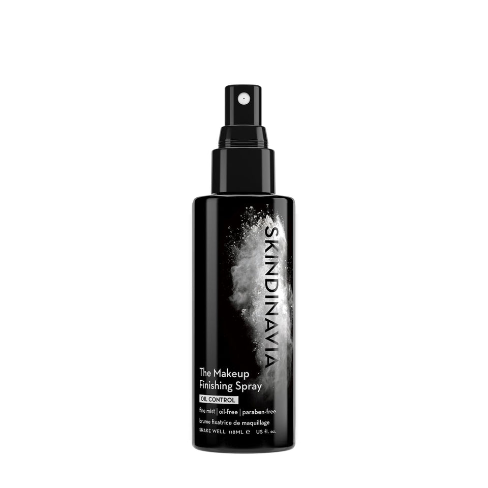 SKINDINAVIA front view of 2.0 oz bottle showing compact design and clear branding for convenience