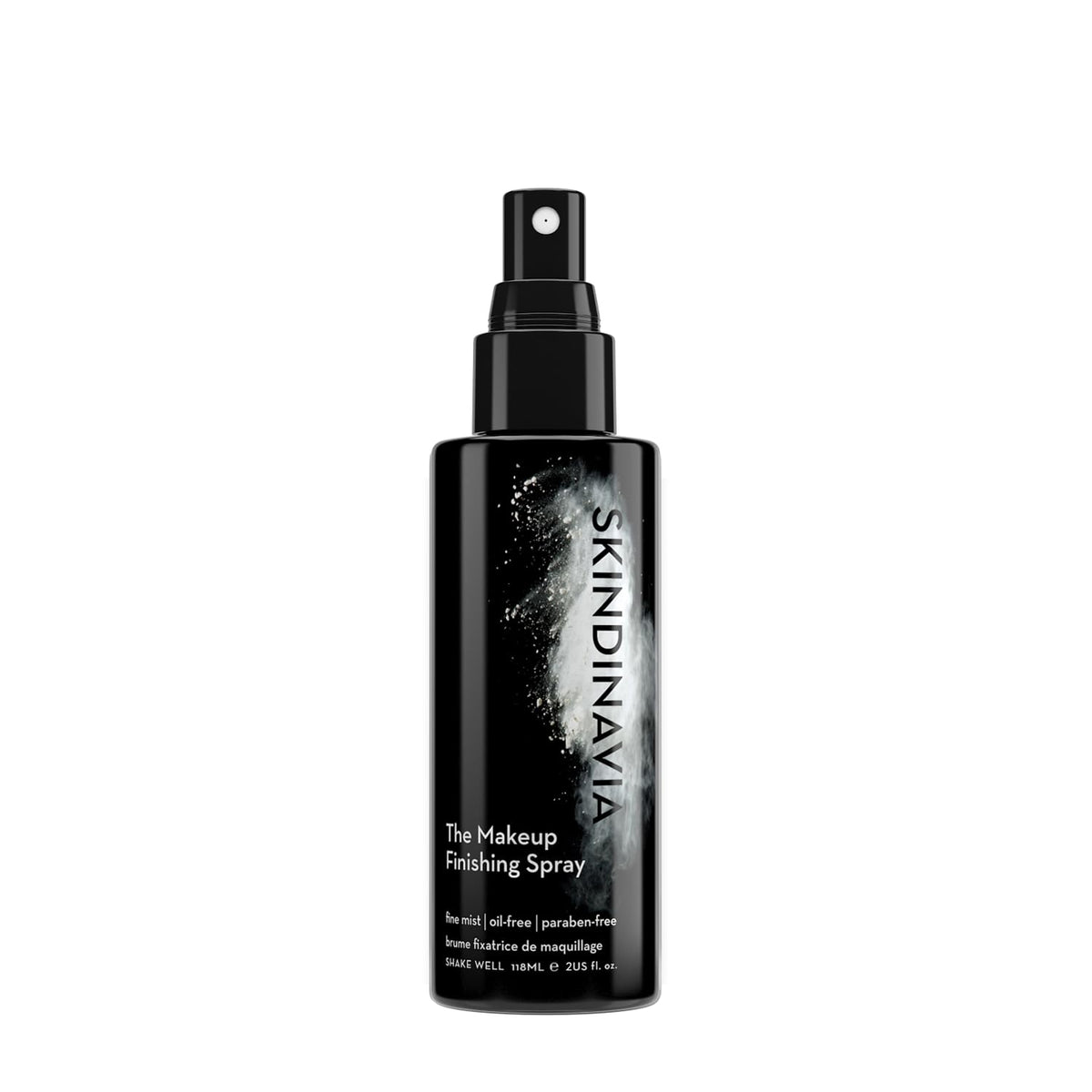SKINDINAVIA front packaging showing compact 2.0 oz bottle and branding for portable hold