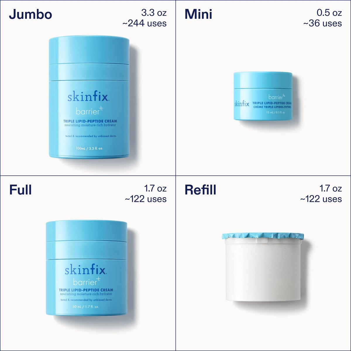 Skinfix clinical results badge graphic showing measured glow smoothness firmness benefit