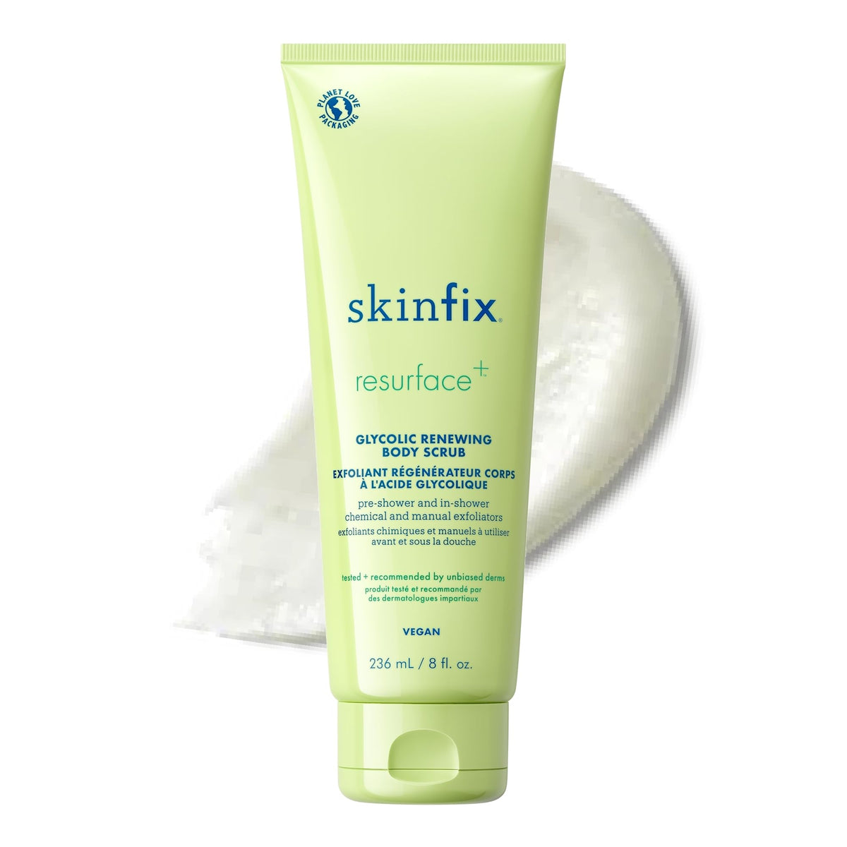 Skinfix jar front view showing label and size with clear product benefits